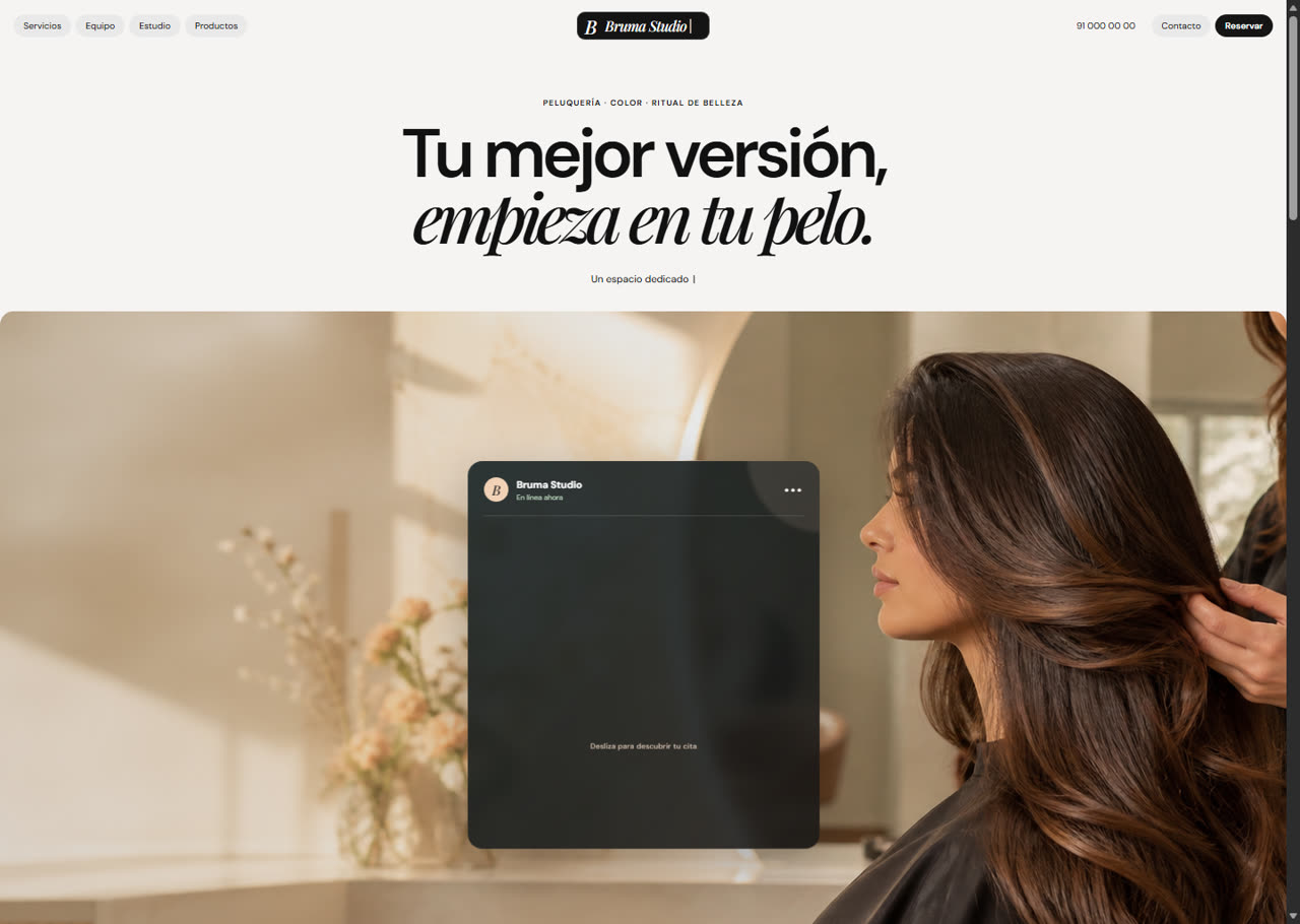 Bruma Studio, peluquería