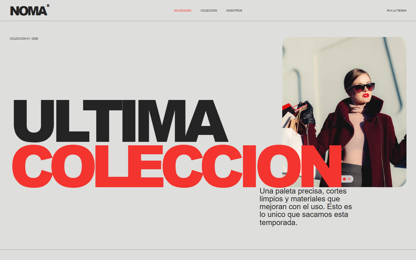 NOMA, novedades de tienda de ropa